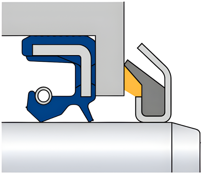 Axial seal VRM 01 - Application which an AS-10 axial seal is used in